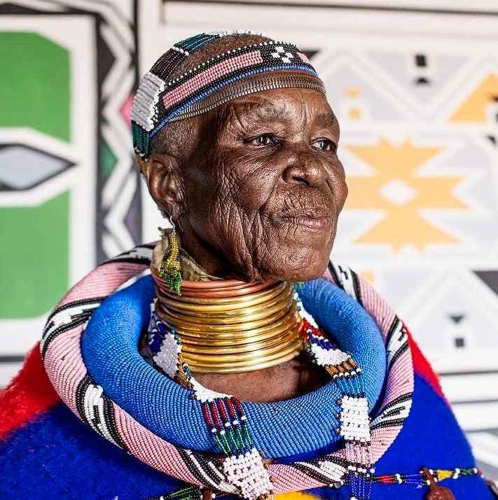 Dr. Esther Mahlangu, South African, 1935, Contemporary Artist