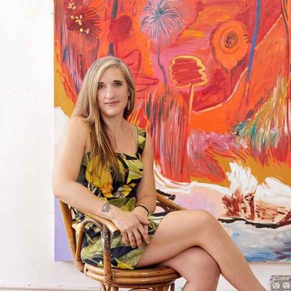 Shara Hughes, American, 1981, Contemporary Artist
