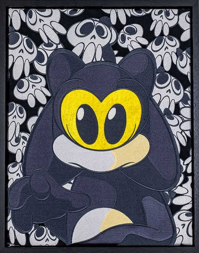 Arkiv Vilmansa, ‘Darra The Peregrine’, 2023, Print, Embroidery composed of 420,130 stitches, VANGART, Numbered, Framed