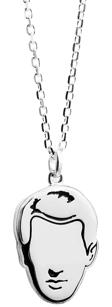 Adriana Oliver, ‘Portrait Man Necklace’, 2021, Collectible, Solid silver 925, Flexx Lex, Numbered
