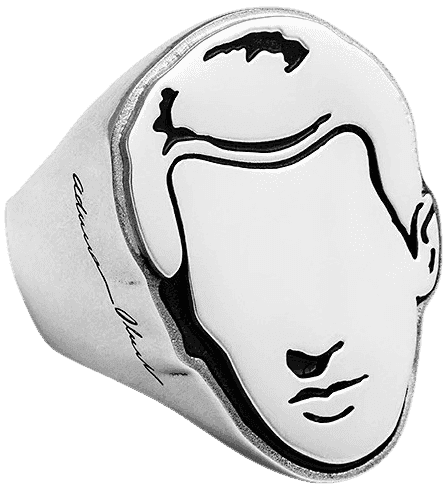 Adriana Oliver, ‘Portrait Man Ring’, 2021, Collectible, Solid silver 925, Flexx Lex, Numbered
