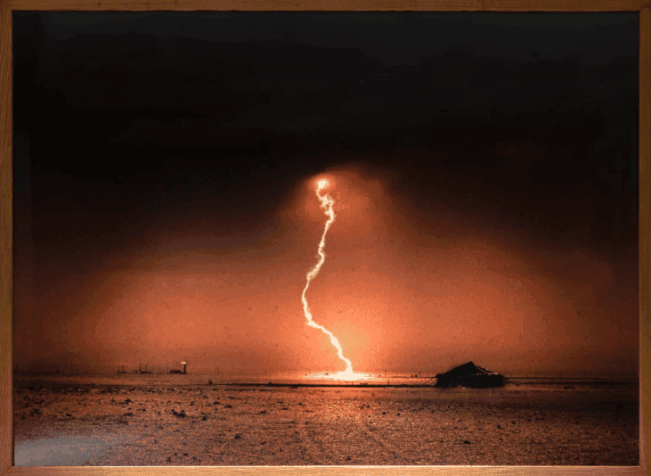 Ahmed Mater, ‘Lightning I’, 2017, Print, C print on Kodak Endura premier paper, null, Framed