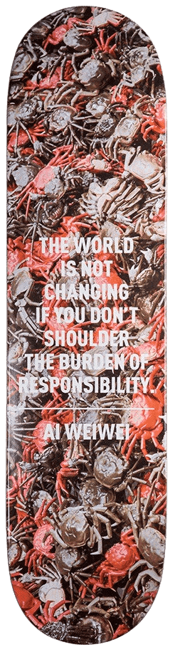 Ai Weiwei, ‘Crabs (Signed)’, 21-09-2013, Collectible, Screenprint on 7 ply grade A Canadian maple wood, The Skateroom, Numbered