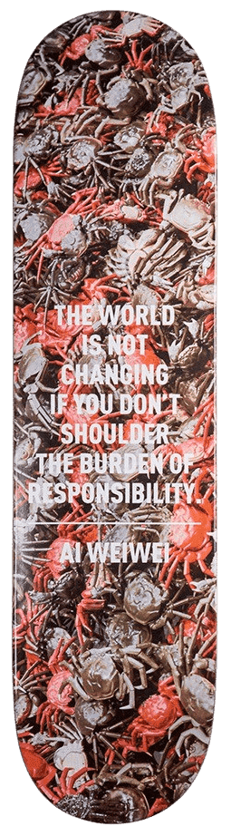 Ai Weiwei, ‘Crabs (Unsigned)’, 21-09-2013, Collectible, Screenprint on 7 ply grade A Canadian maple wood, The Skateroom, 
