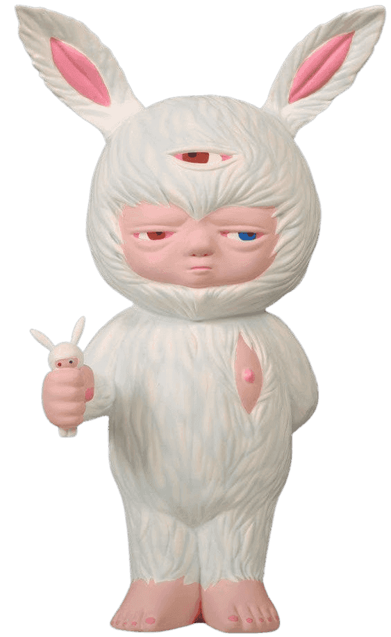 Alex Face, ‘Baby Rabbit (Eskimo)’, 12-01-2019, Sculpture, Polystone, Mighty Jaxx, Numbered