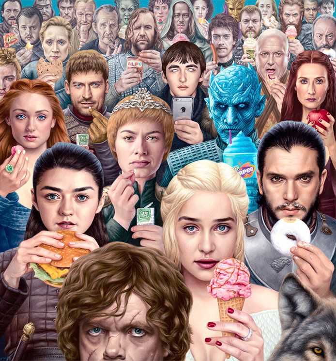 Alex Gross, ‘Obsession’, 22-05-2019, Print, Made with the Epson Surecolor 20000 large format printer by Brooklyn Editions, using archival Ultrachrome inks on Breathing Color Optica One fine art paper, Self released, Numbered