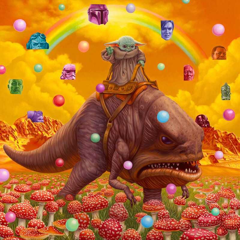 Alex Gross, ‘The Child’, 12-05-2020, Print, Made with the Epson Surecolor 20000 large format printer by Brooklyn Editions, using archival Ultrachrome inks on Breathing Color Optica One fine art paper, Self released, Numbered