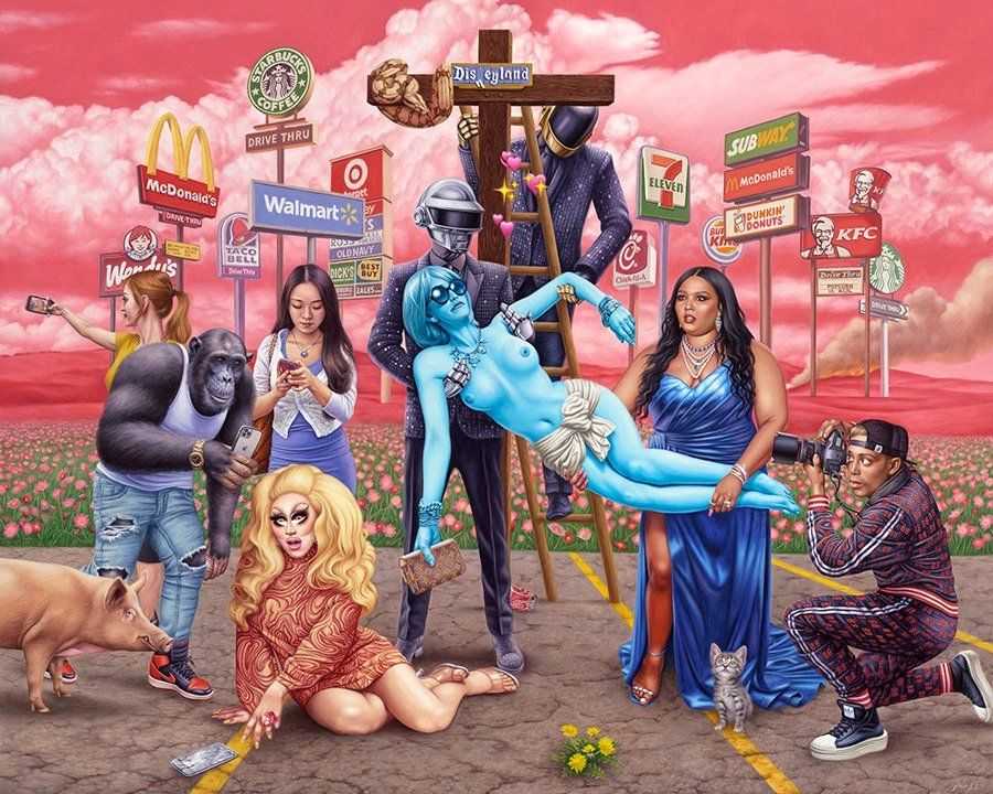 Alex Gross, ‘The Revanchists (Paper Edition)’, 25-04-2023, Print, Pigment print, Self released, Numbered