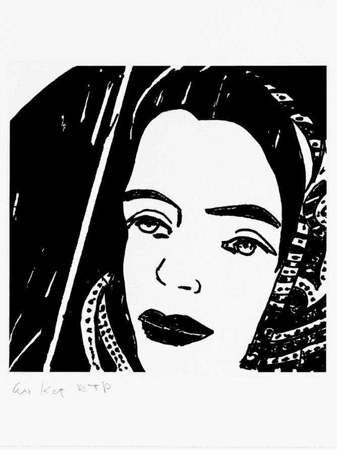 Alex Katz, ‘Ada IV’, 2017, Print, Original etching on Somerset satin white fine art paper, Lococo Fine Art, Numbered