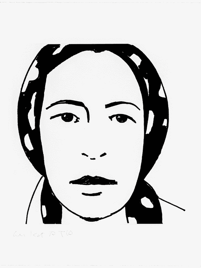 Alex Katz, ‘Ada I’, 2017, Print, Original etching on Somerset satin white fine art paper, Lococo Fine Art, Numbered
