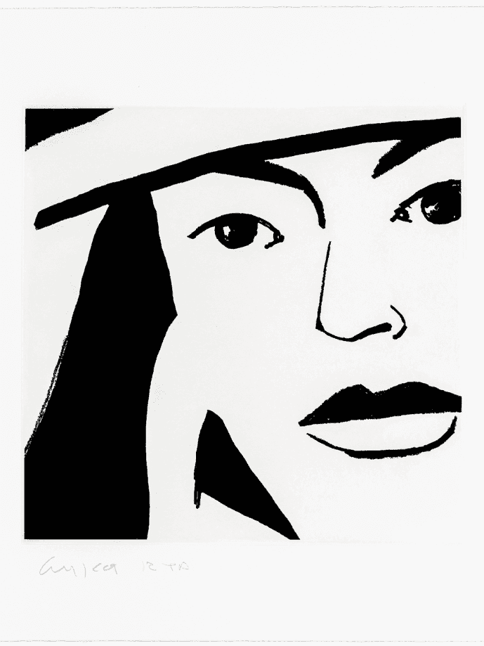 Alex Katz, ‘Ada X’, 2017, Print, Original etching on Somerset satin white fine art paper, null, Numbered