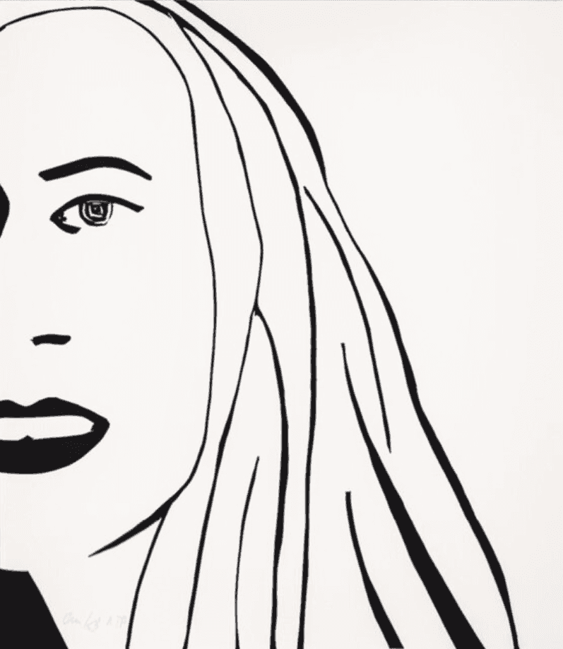 Alex Katz, ‘Ariel III’, 2021, Print, 1-color woodcut printed on Somerset White 300 gms fine art paper, null, Numbered