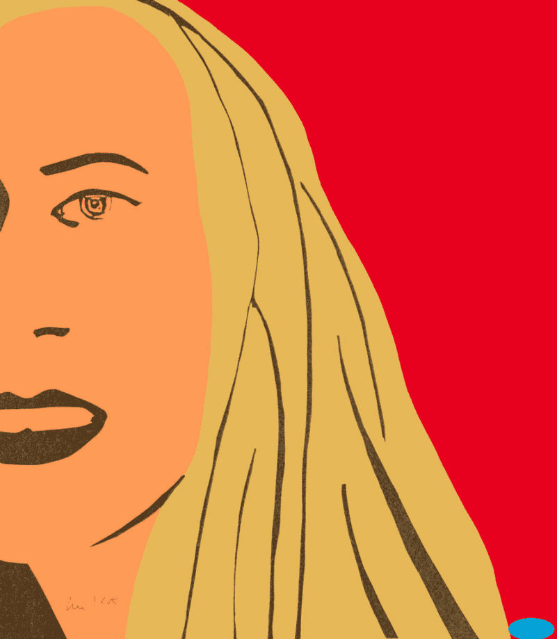 Alex Katz, ‘Ariel V’, 2021, Print, 3-colour Woodcut print on Somerset Satin White 300 gsm, null, Numbered