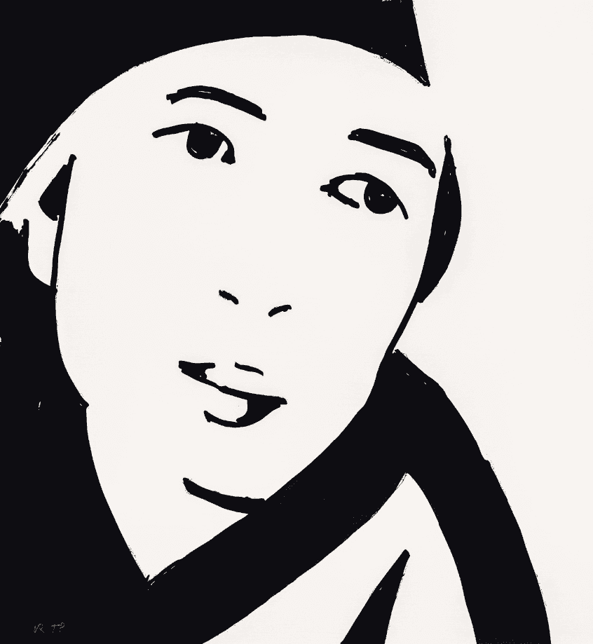 Alex Katz, ‘Beauty IV’, 2019, Print, 1-color etching on Somerset 300 gsm, null, Numbered