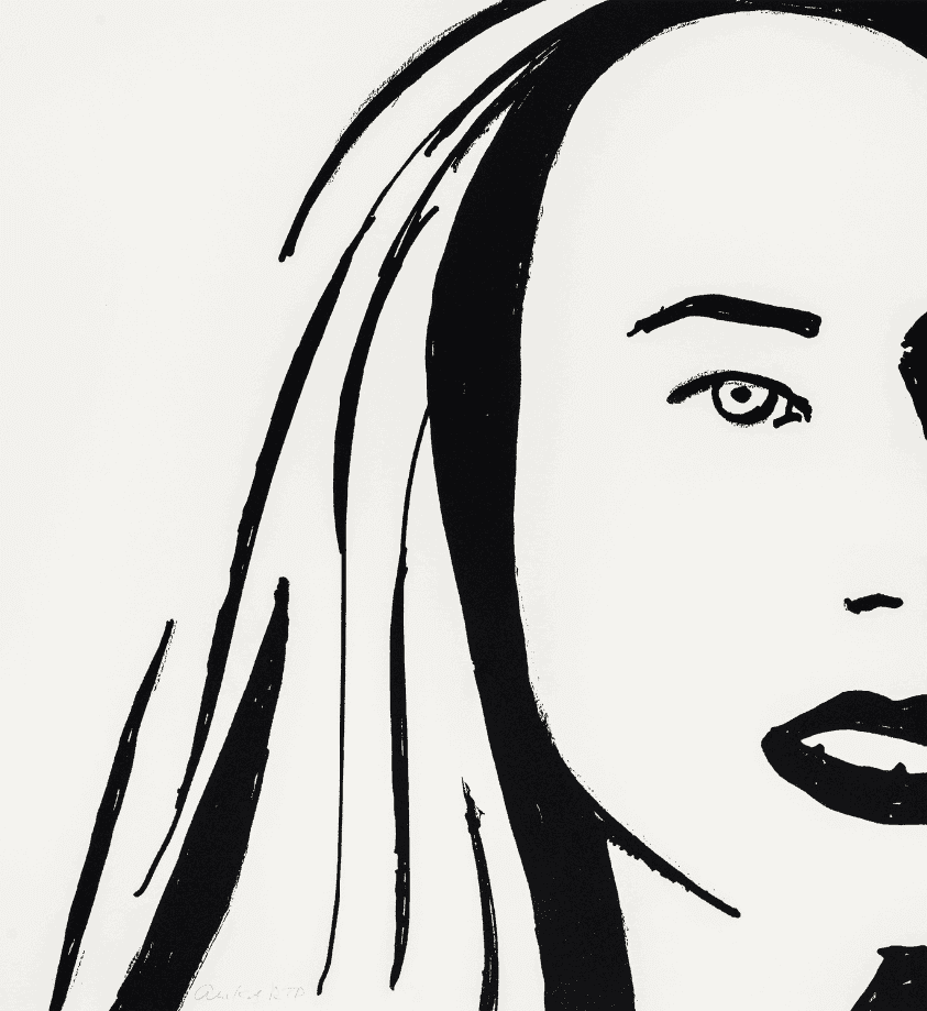 Alex Katz, ‘Beauty VI’, 2019, Print, 1-color etching on Somerset 300 gsm, null, Numbered