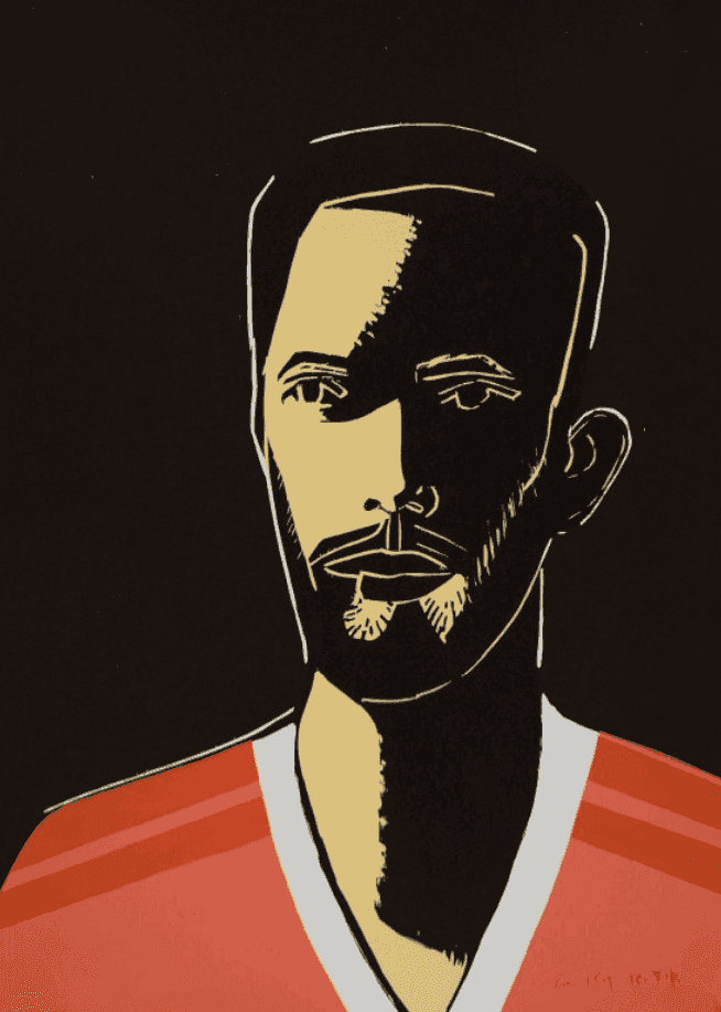 Alex Katz, ‘Daniel’, 2016, Print, Two Color Woodcut and Pochoir, null, Numbered