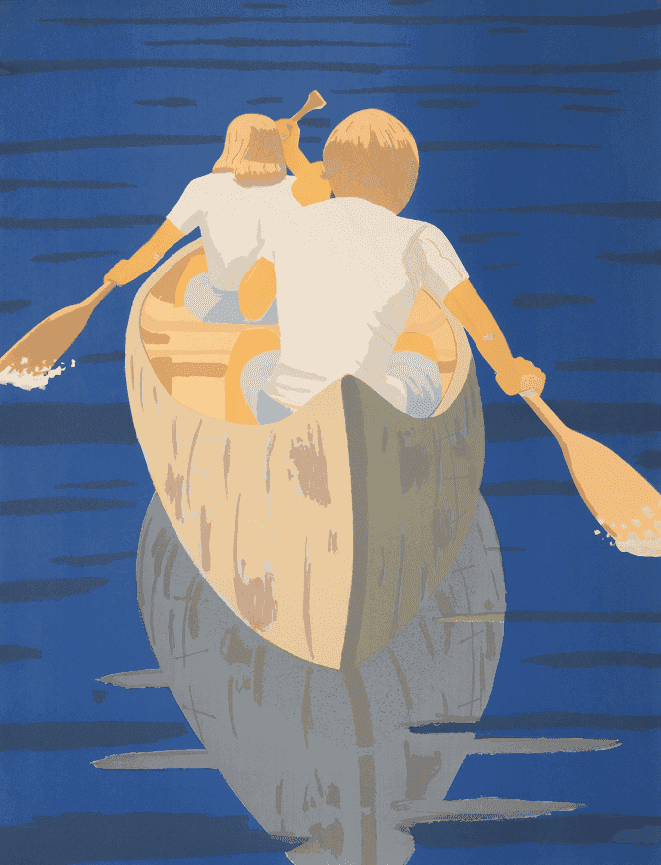 Alex Katz, ‘Good Morning’, 1975, Print, Screenprint in nine colors on Arches paper, Brooke Alexander, Inc.,and Marlborough Graphics Inc.,, 