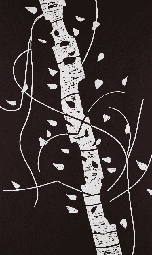Alex Katz, ‘Large Birch’, 2005, Print, Linocut, on Hiromi Mulberry Heavyweight paper, with full margins, Sabine Knust, Numbered