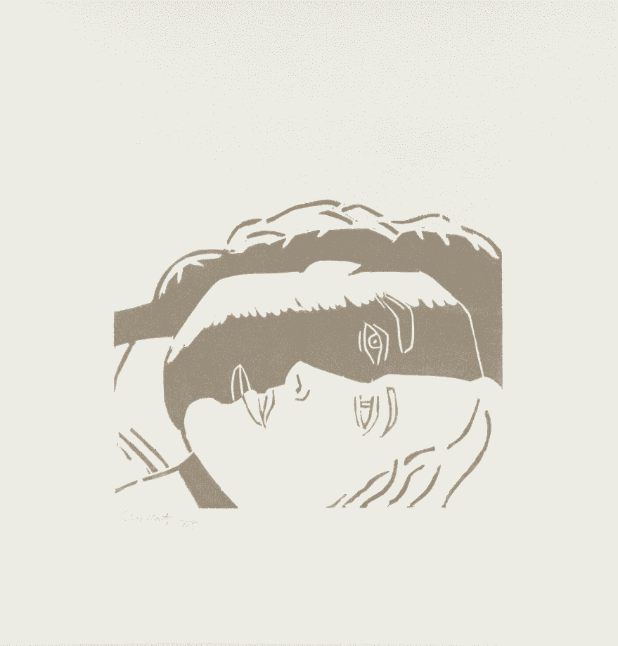 Alex Katz, ‘Peter and Linda’, 1986, Print, Woodcut, Brooke Alexander, Inc., Numbered