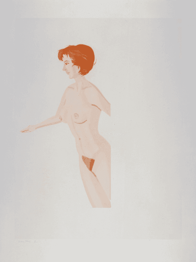 Alex Katz, ‘Snow Leopard’, 1991, Print, Etching, aquatint on handmade paper, null, 