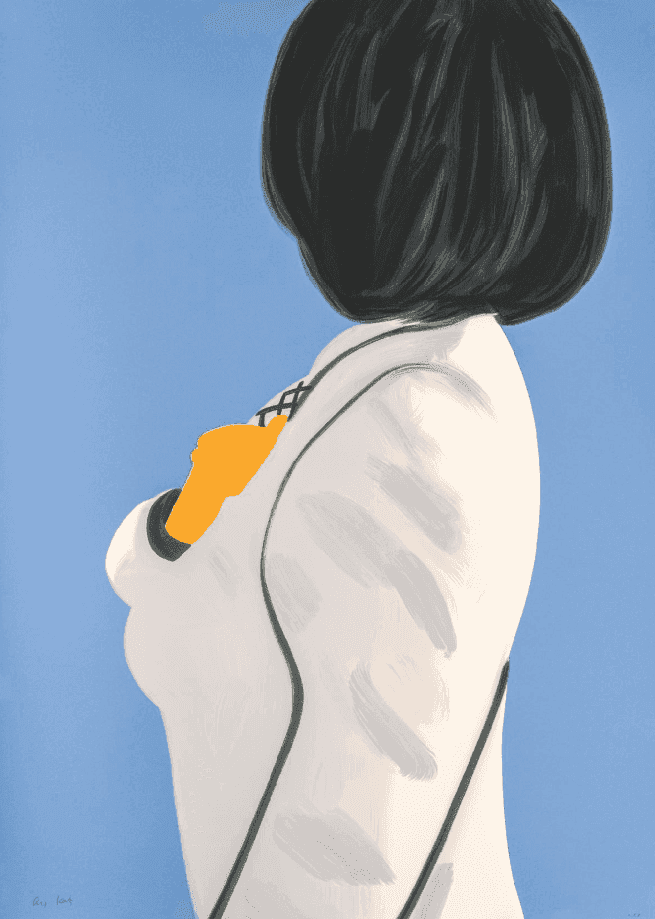 Alex Katz, ‘Vivien with White Coat’, 2021, Print, Screenprint on Saunders Paper, null, 