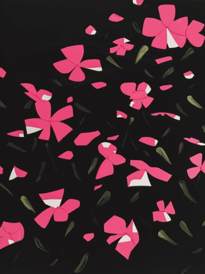 Alex Katz, ‘White Impatiens’, 2016, Print, 26-color silkscreen, null, Numbered