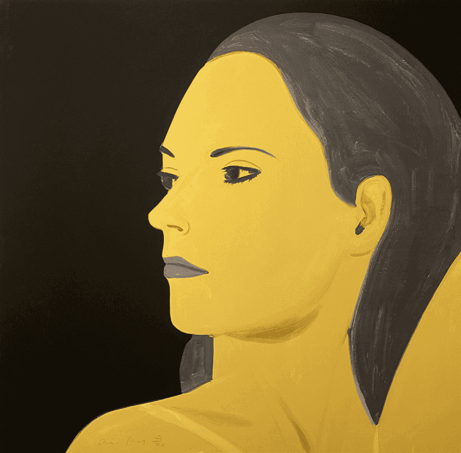 Alex Katz, ‘Yellow Laura’, 2018, Print, Archival pigment ink Crane Museo Max 365, gsm fine art paper, Lococo Fine Art Publisher, 