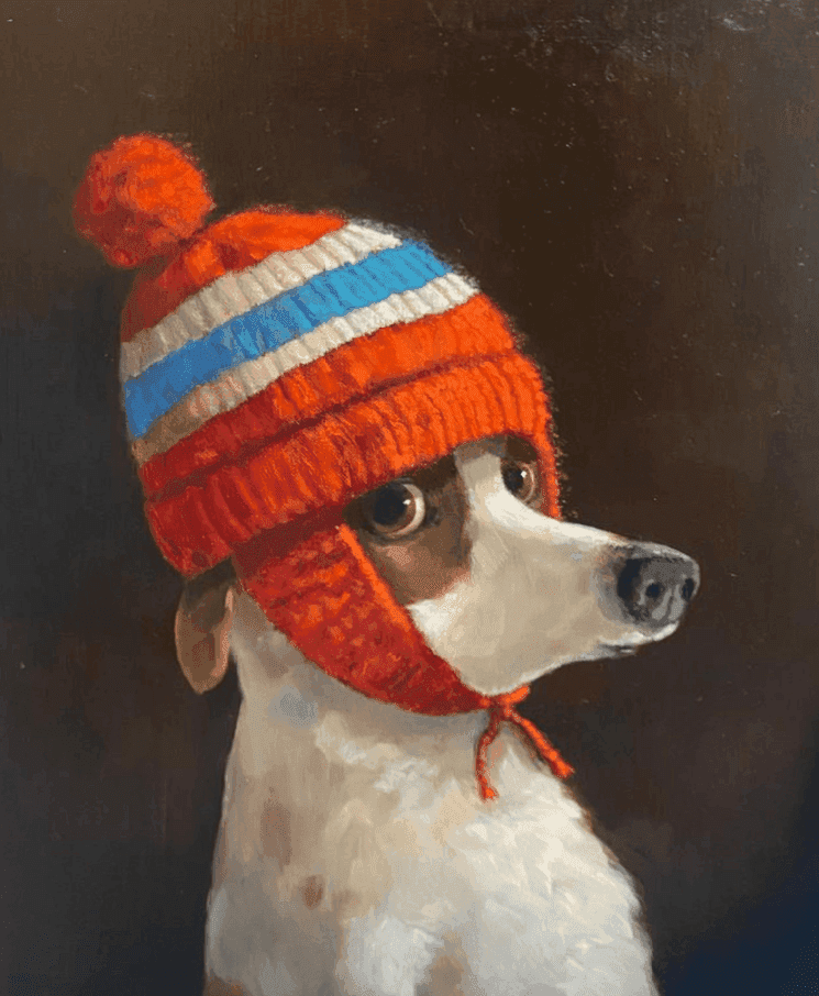 Alison Friend, ‘His Granny Knitted it!’, 2024, Print, Printed on 300gsm smooth rag fine art paper, null, 