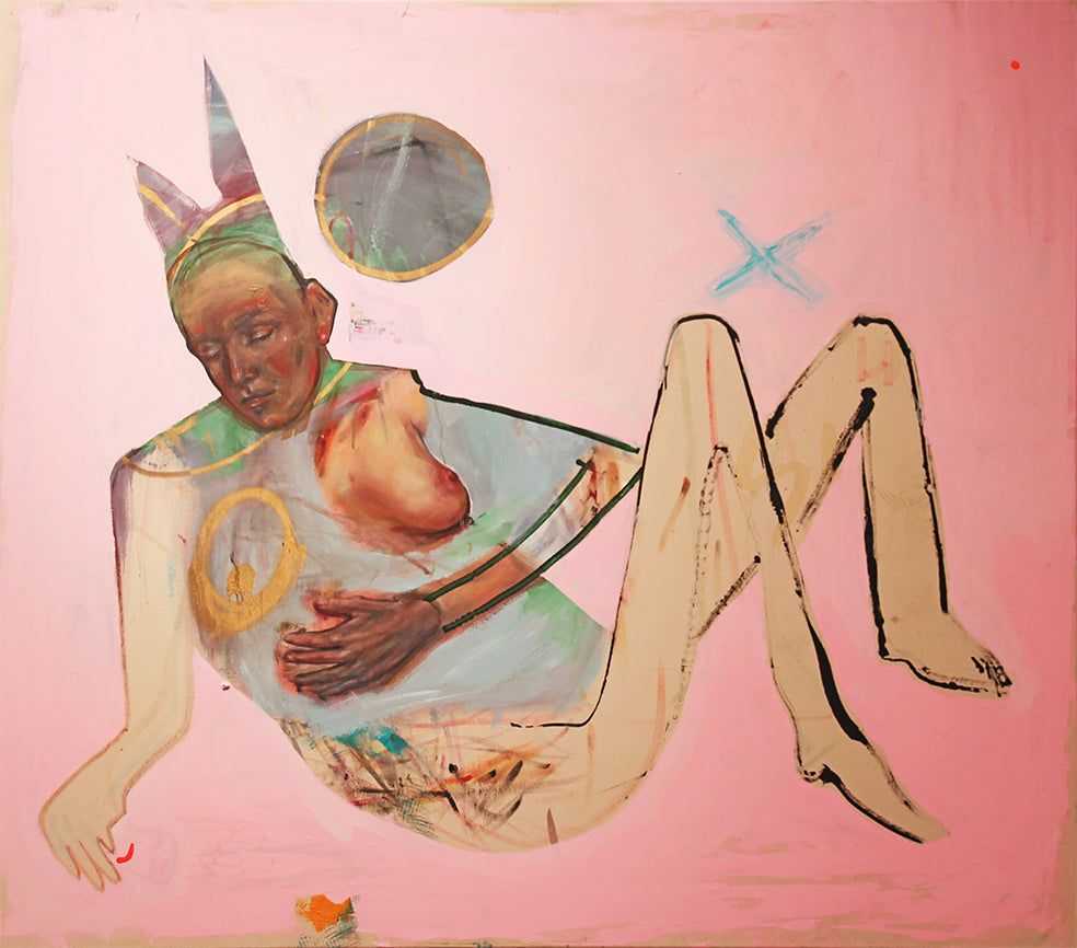 Ally McIntyre, ‘Reclining Eclipse’, 2016, Print, Acrylic on Canvas, null, 