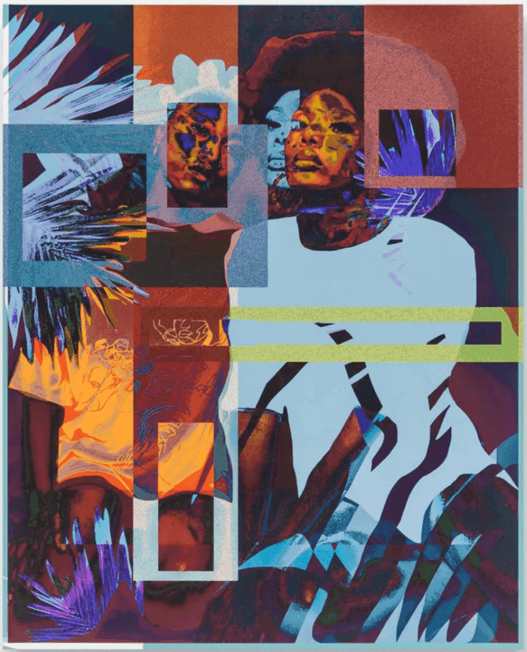 Amani Lewis, ‘Two Queens - Ode to Romare Bearden’, 2021, Print, Screenprint on 290 gsm Coventry Rag paper, null, 