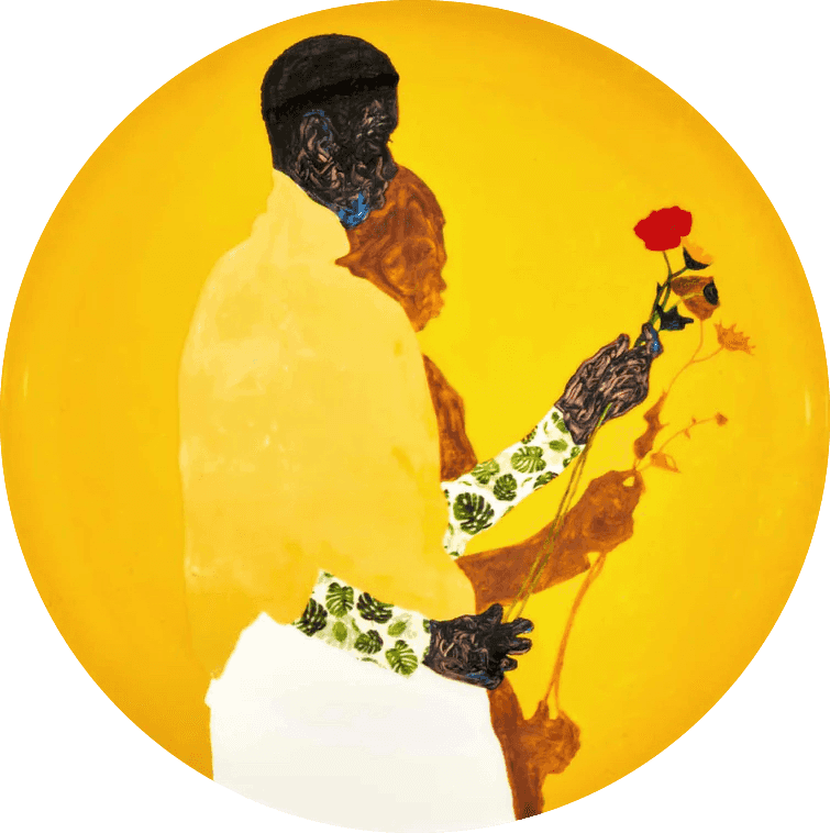 Amoako Boafo, ‘Artist Plate Project 2023 (Amoako Boafo)’, 2023, Collectible, Fine bone china, Artware Editions, 