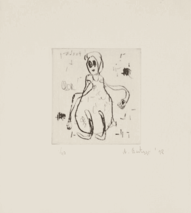 Andre Butzer, ‘Dry Point Etching’, 2018, Print, Dry Point Etching, null, Numbered, Dated