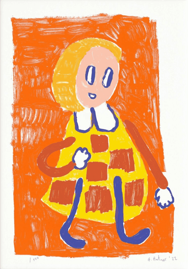 Andre Butzer, ‘Untitled III’, 2022, Print, Six-color screen print on handmade Somerset cotton paper (300 g/m²), 100 x 70 cm, numbered, signed, and dated by the artist, TASCHEN, Numbered, Dated