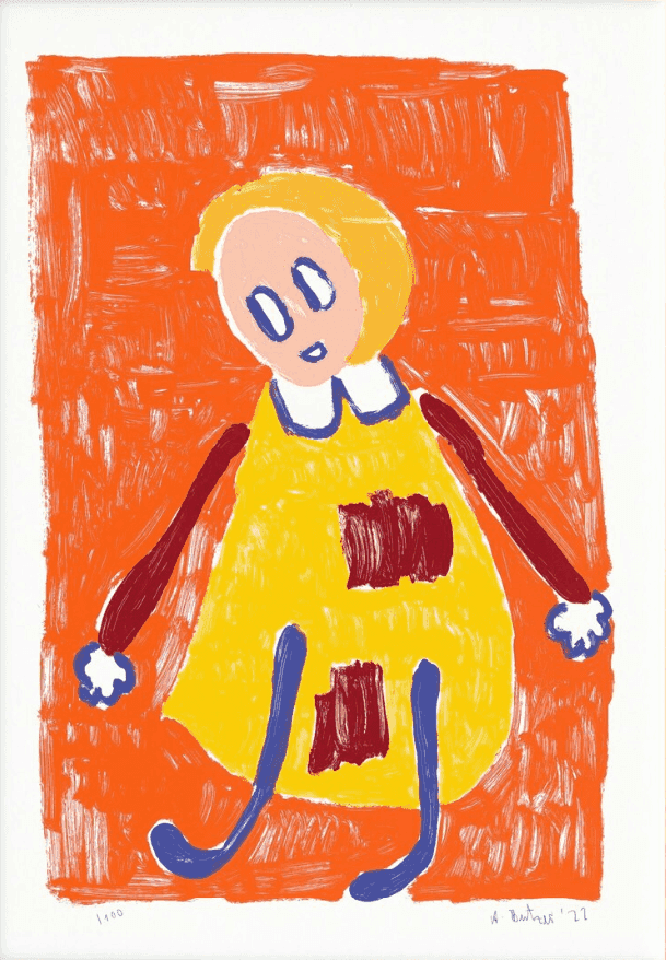 Andre Butzer, ‘Untitled IV’, 2022, Print, Six-color screen print on handmade Somerset cotton paper (300 g/m²), 100 x 70 cm, numbered, signed, and dated by the artist, TASCHEN, Numbered, Dated