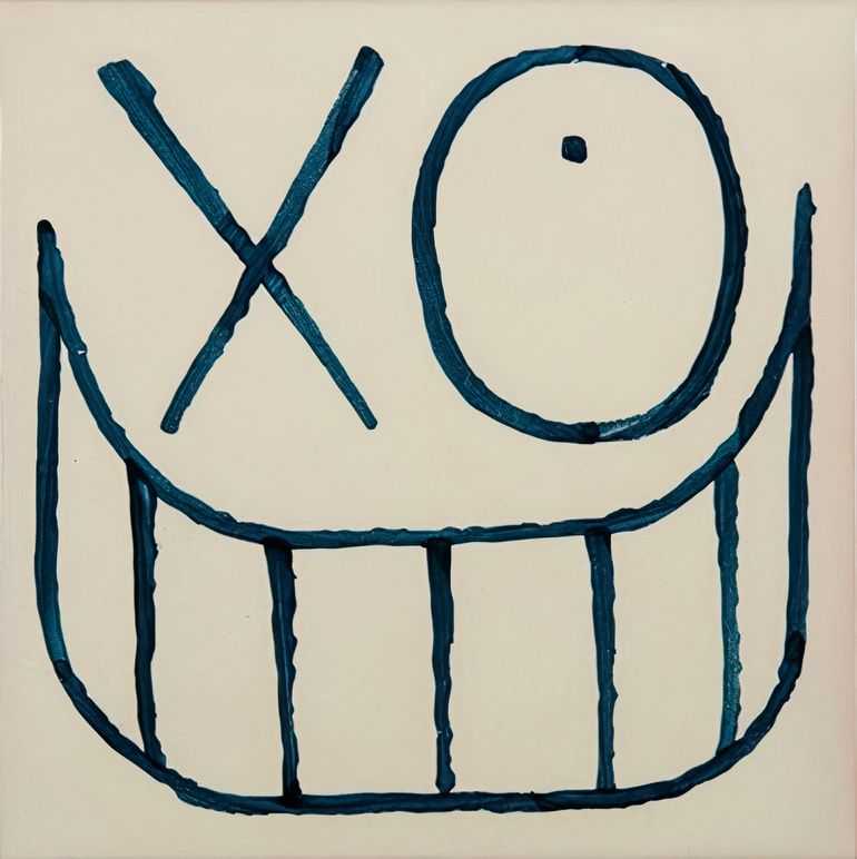 André Saraiva, ‘Azul Mr A’, 04-07-2018, Print, Hand-painted ceramic tile, Underdogs Gallery, Numbered