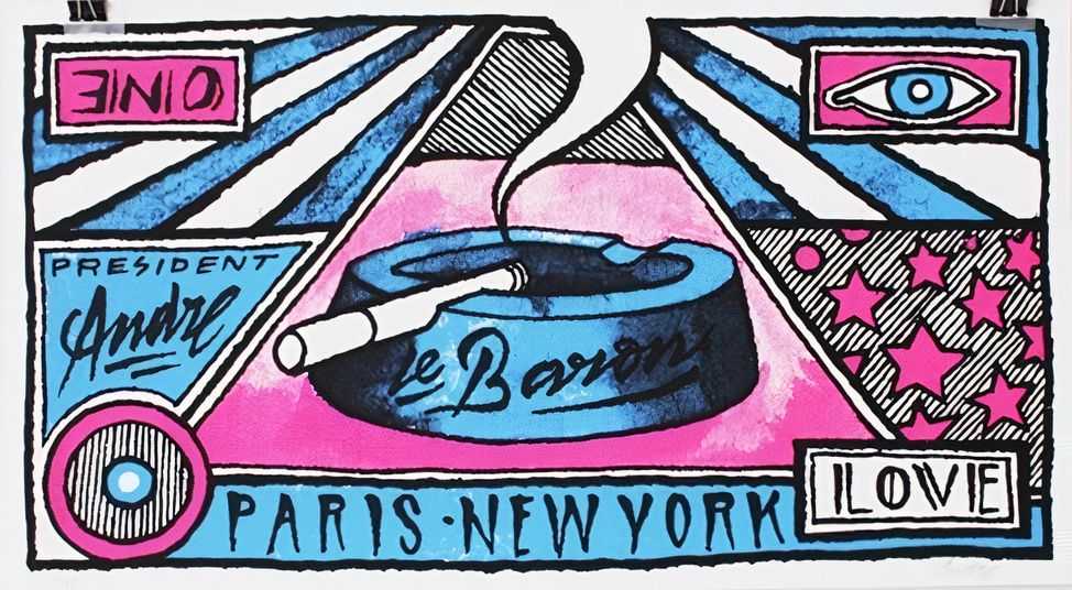 André Saraiva, ‘Le Baron Paris/New York’, 2015, Print, Silkscreen, Self-released, Numbered