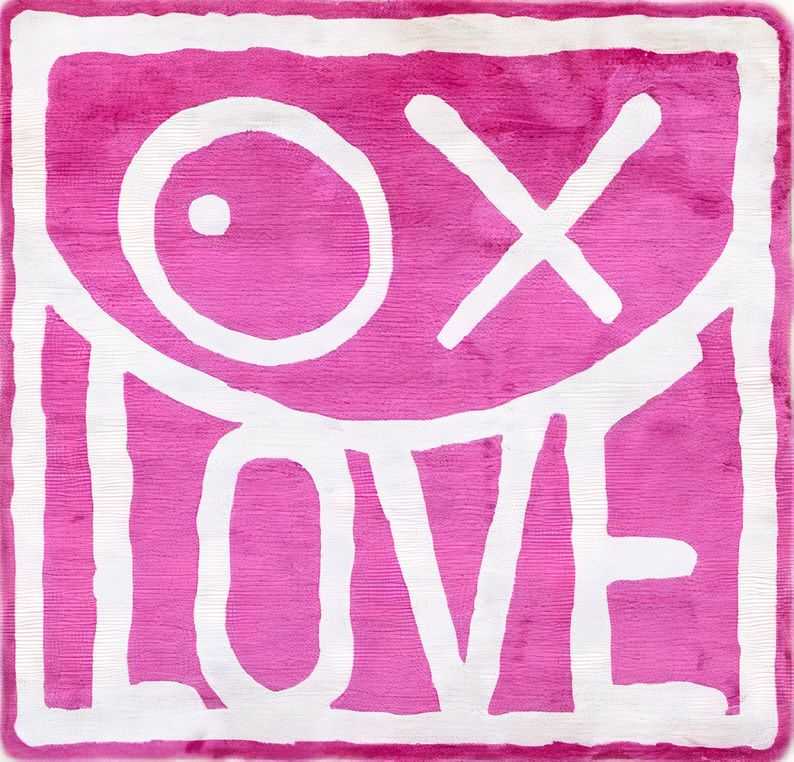 André Saraiva, ‘Love Rug’, 25-08-2021, Collectible, Hand-Woven Silk Rug Handcrafted in Nepal by Noreen Seabrook, 1xRUN, Numbered