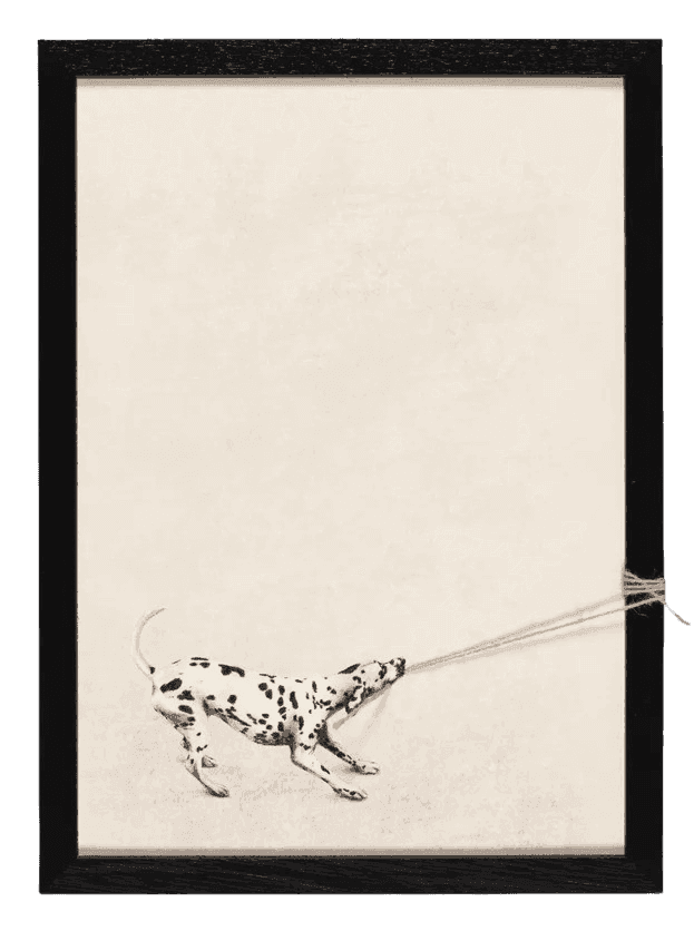 Andrew Scott, ‘Domino’, 2025, Print, Print on canvas with string, Stowe Gallery, Framed