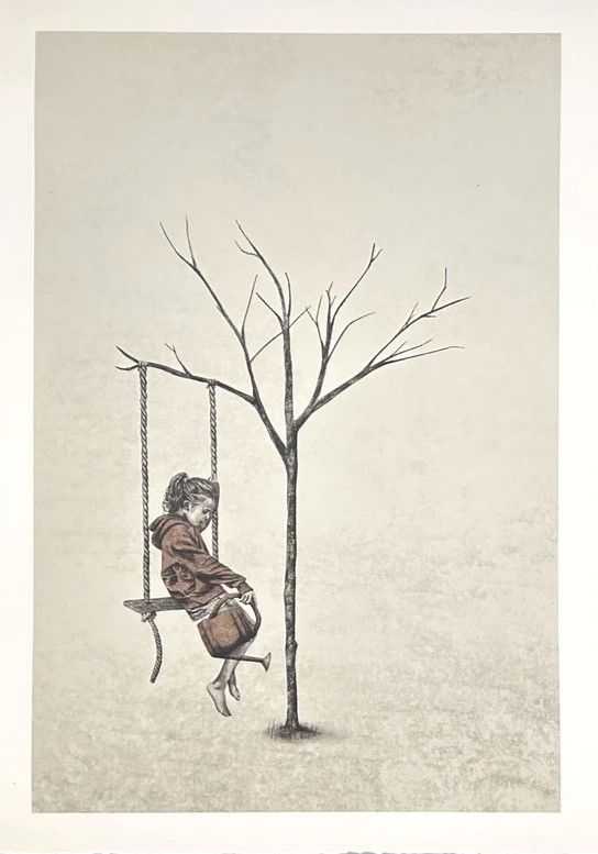 Andrew Scott, ‘Waiting P. II’, 2025, Print, Print on paper, Deckled edge , Stowe Gallery, 