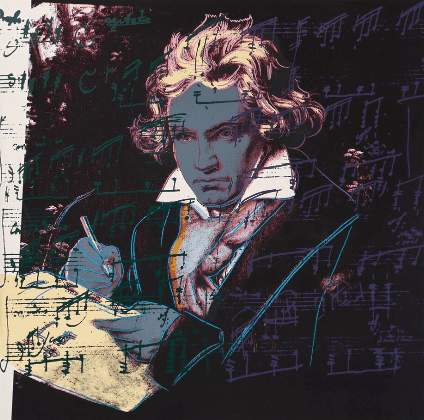 Andy Warhol, ‘Beethoven (FS II.393)’, 1987, Print, Screenprint on Lenox Museum Board, Hermann Wünsche, Numbered
