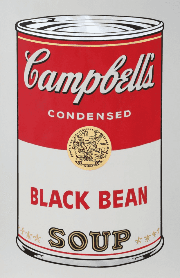 Andy Warhol, ‘Campbell’s Soup Cans I Black Bean (FS II.44)’, 1968, Print, Portfolio of ten screenprints on paper, null, Numbered