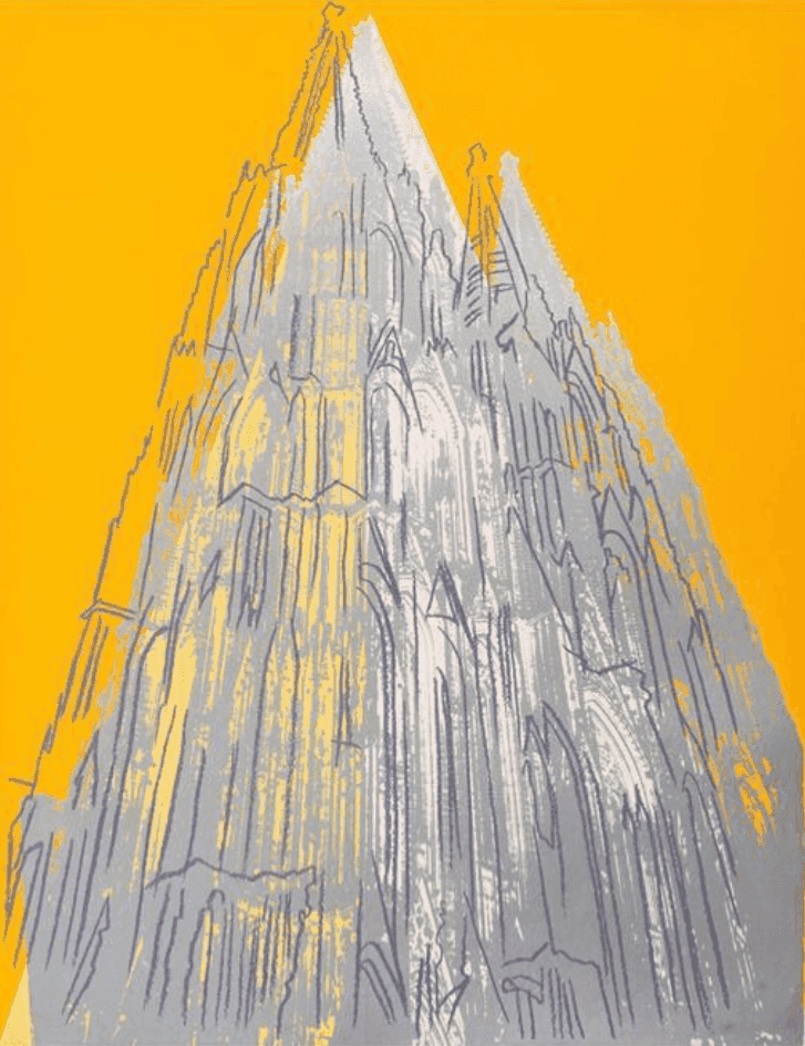 Andy Warhol, ‘Cologne Cathedral (FS II.363)’, 1985, Print, Screenprint with diamond dust on Lenox Museum Board, Hermann Wünsche, Numbered