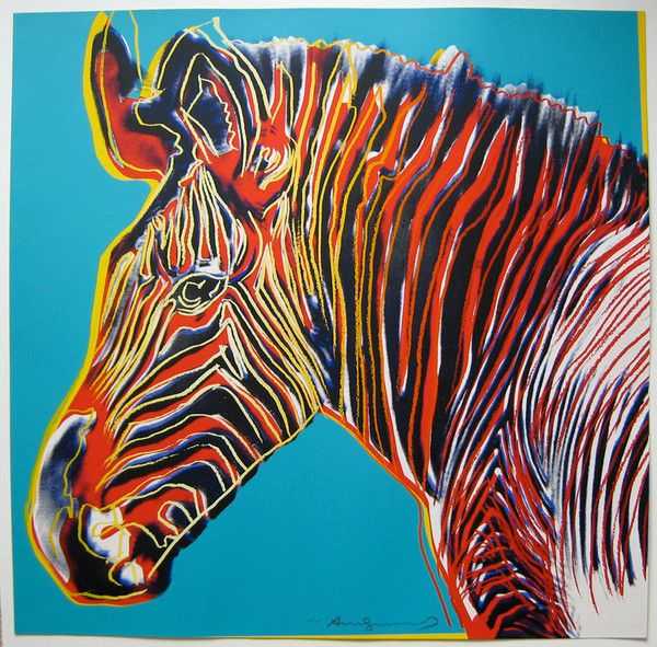 Andy Warhol, ‘Endangered Species -  Grevy's Zebra (FS II.300)’, 1983, Print, Screenprint on Lenox Museum Board, Ronald Feldman Fine Arts, Inc., Numbered