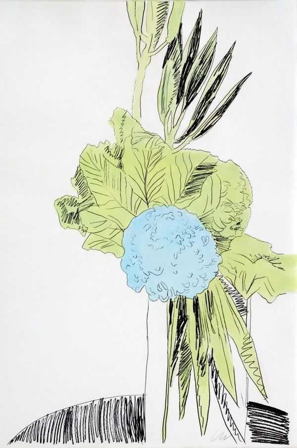 Andy Warhol, ‘Flowers (Hand-Colored) (FS II.110)’, 1974, Print, Screenprint hand colored with Dr. Martin's aniline watercolor dyes on Arches paper and J. Green paper, Peter M. Brand, Castelli Graphics, and Multiples, Inc., Numbered, Dated