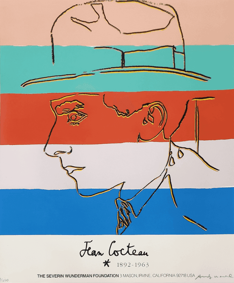 Andy Warhol, ‘Jean Cocteau (FS II.329A)’, 1985, Print, Screenprint on paper, null, Numbered