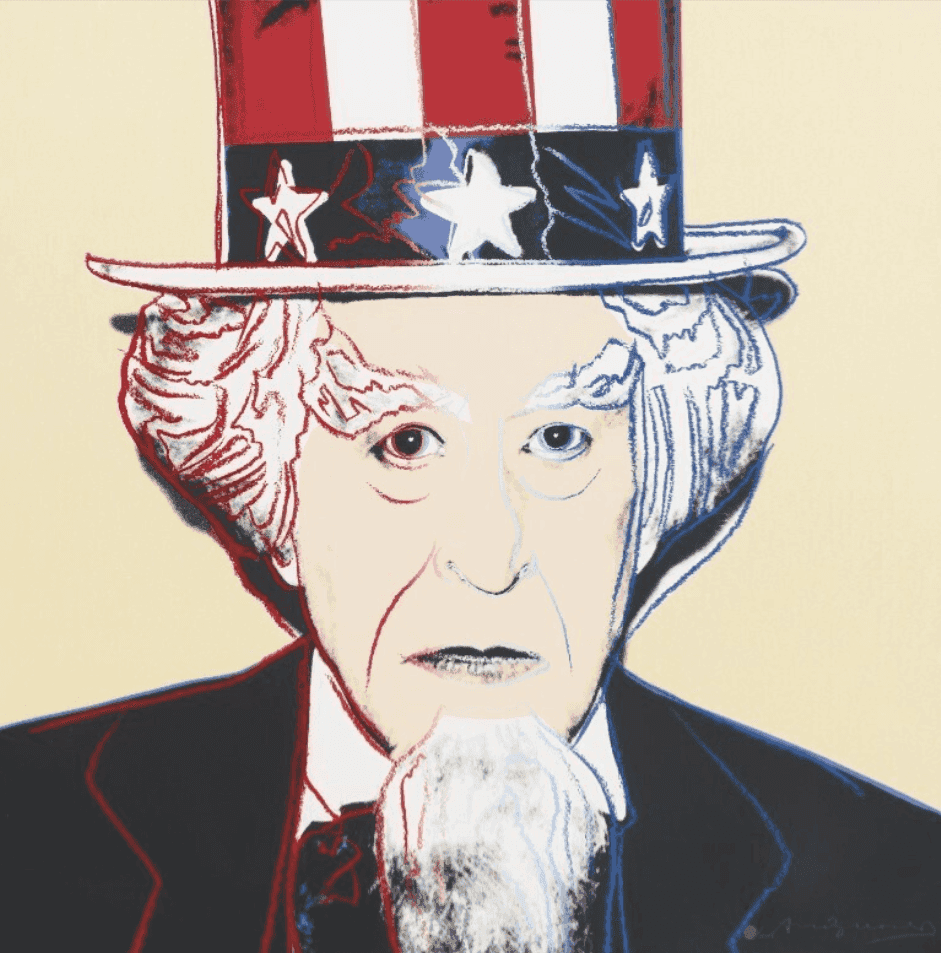Andy Warhol, ‘Myths - Uncle Sam (FS II.259)’, 1981, Print, Screenprint on Lenox Museum Board, Ronald Feldman Fine Art, Numbered