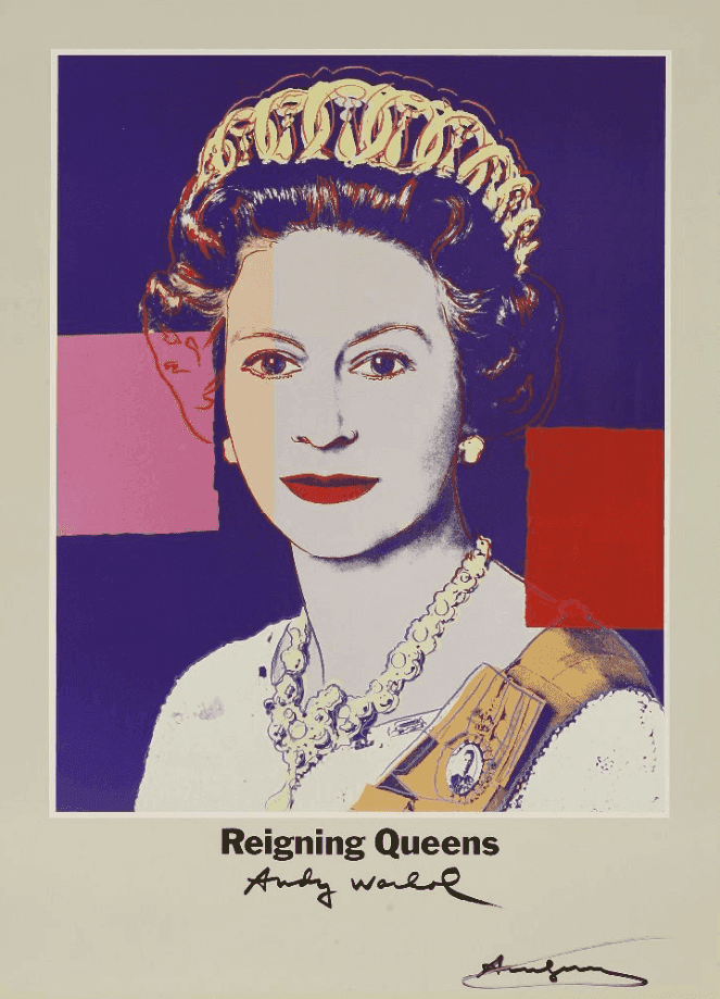 Andy Warhol, ‘Queen Elizabeth II (From Reigning Queens)’, 1986, Print, Offset lithographic posters printed in colours, null, 