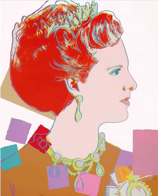 Andy Warhol, ‘Queen Margrethe II of Denmark (FS II.344)’, 1985, Print, Screenprint on Lenox Museum Board, George C.P. Mulder, Numbered