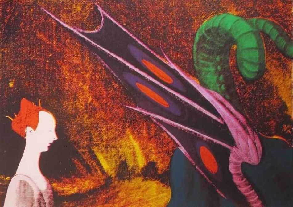 Andy Warhol, ‘St. George and the Dragon (FS II.326)’, 1984, Print, Screenprint on Arches Aquarelle (Cold Pressed) paper, Editions Schellmann and Klüser, Numbered