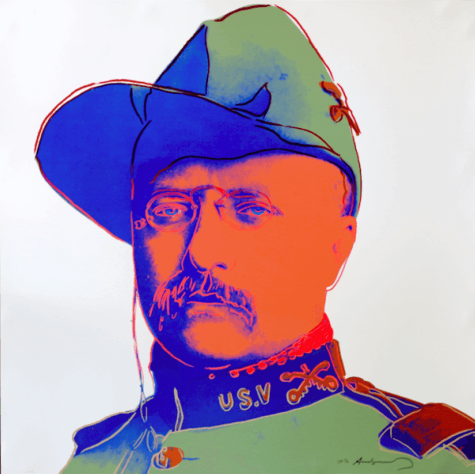 Andy Warhol, ‘Teddy Roosevelt TP (FS II.386B)’, 1986, Print, Screenprint on Lenox Museum Board, null, Numbered